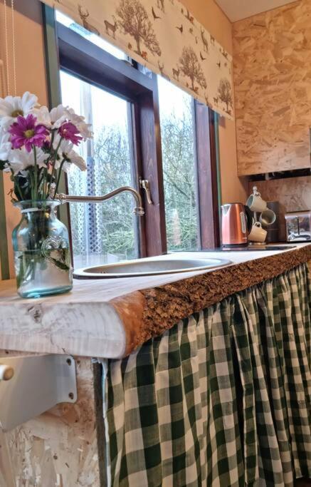 The Woodland Lodge - Wood Fired Hot Tub And Firepit Hambleton Экстерьер фото